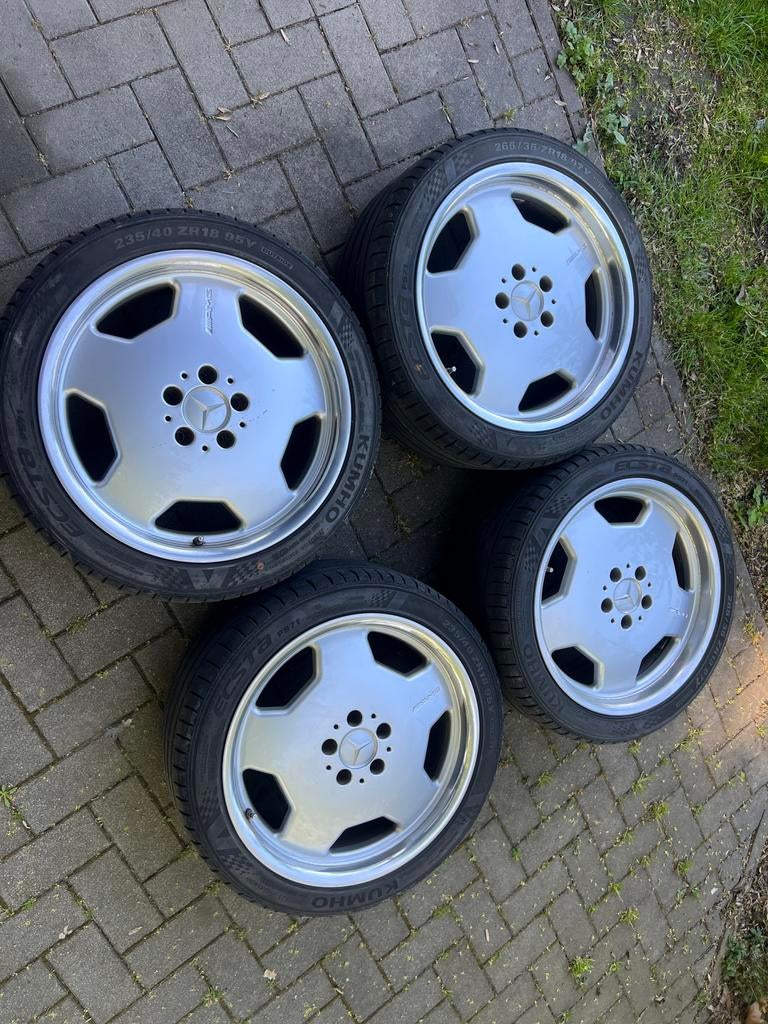 Mercedes 18 inch AMG Styling 2 Velgen W210 SL R129 W124 W202, Auto-onderdelen, Ophalen, 18 inch, Velg(en)