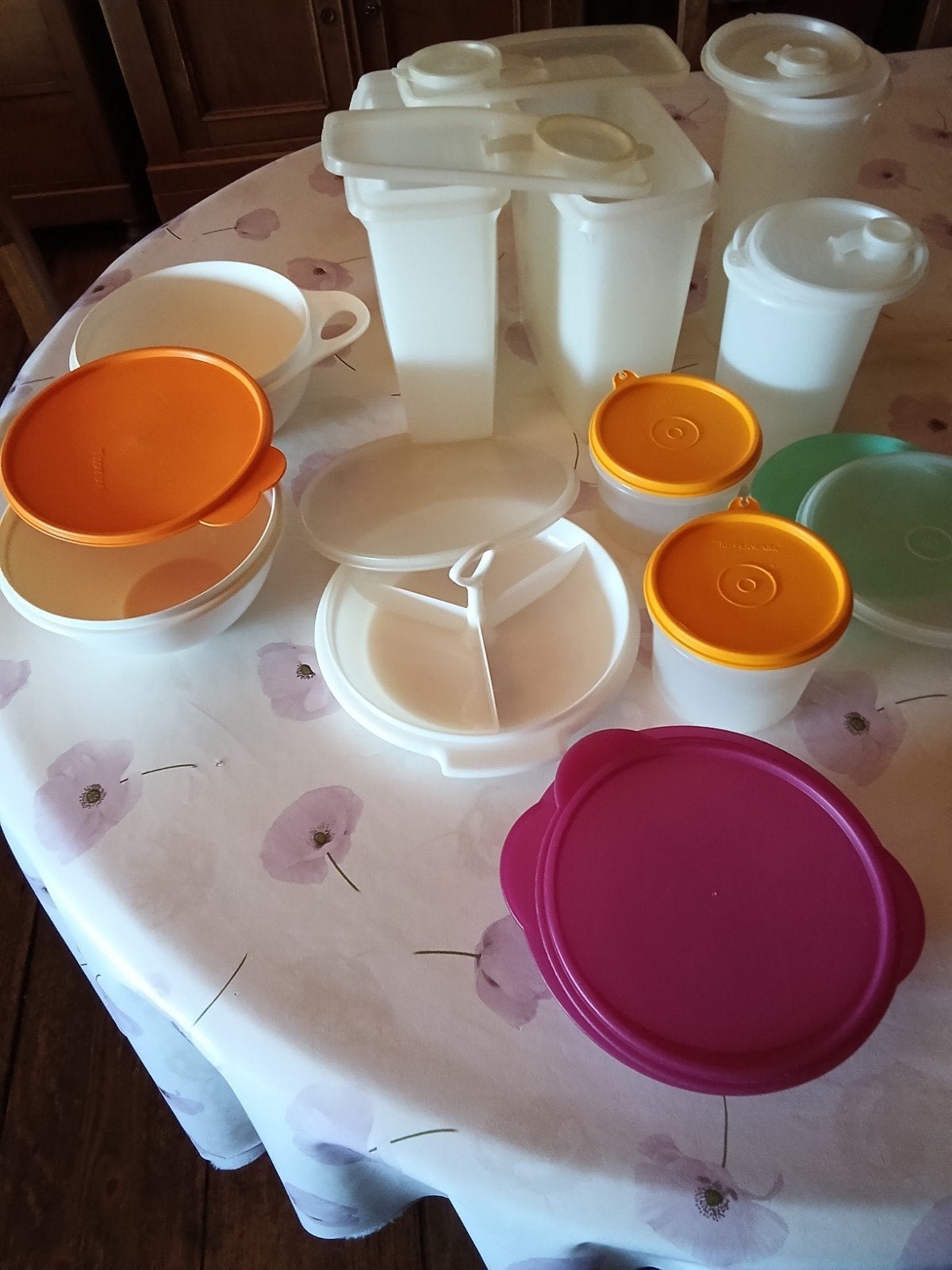 lot tupperware, Maison & Meubles, Cuisine| Tupperware, Enlèvement ou Envoi, Utilisé, Boîte de conservation