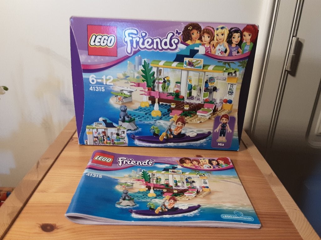 Lego Friends - Mia's surfclub, Ophalen of Verzenden, Zo goed als nieuw, Complete set