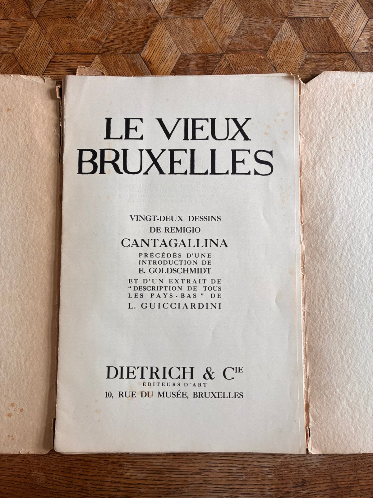 Le Vieux Bruxelles, Remigio Cantagallina, Enlèvement
