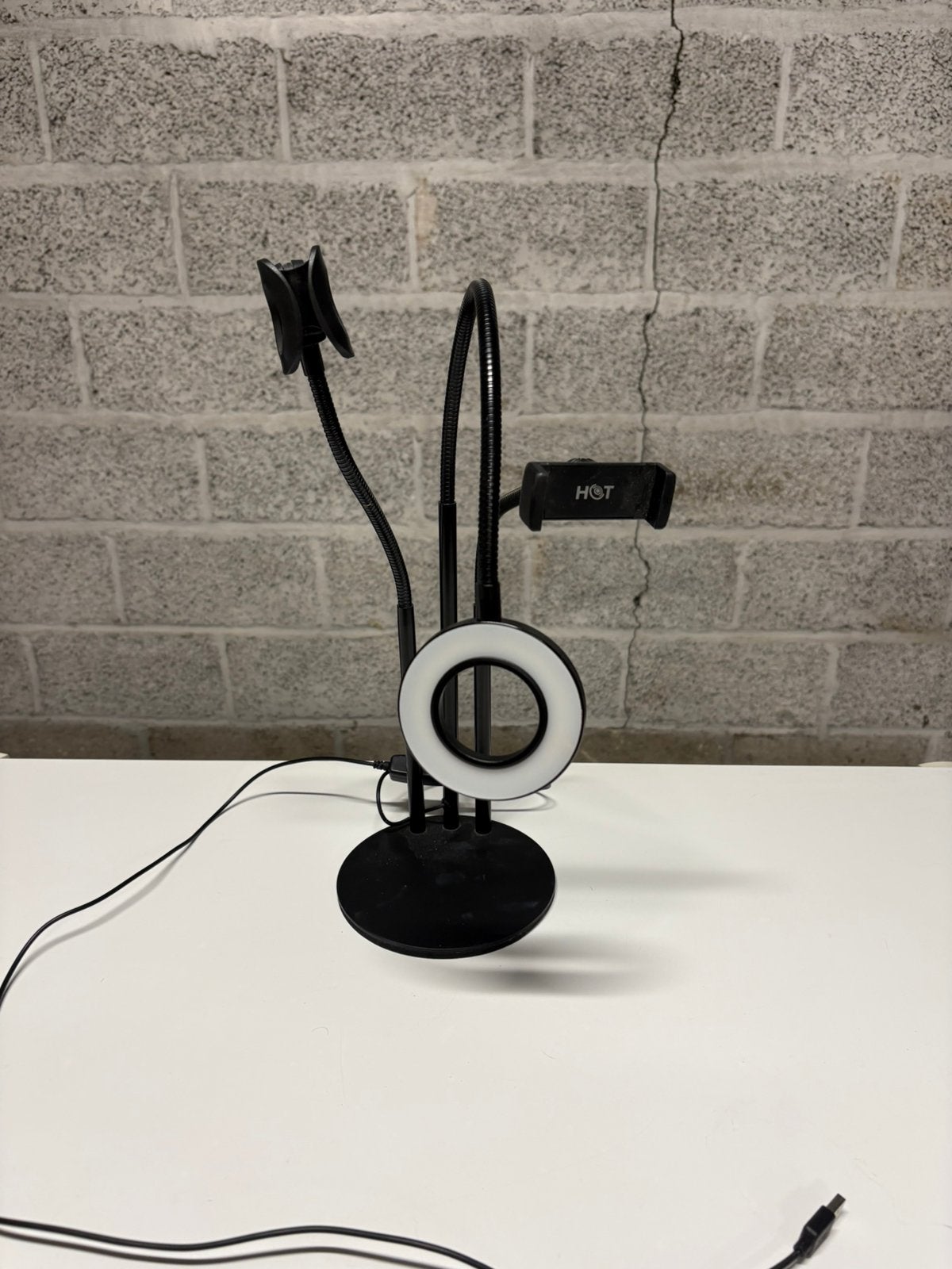 Led-ringlamp, Ophalen, Zo goed als nieuw
