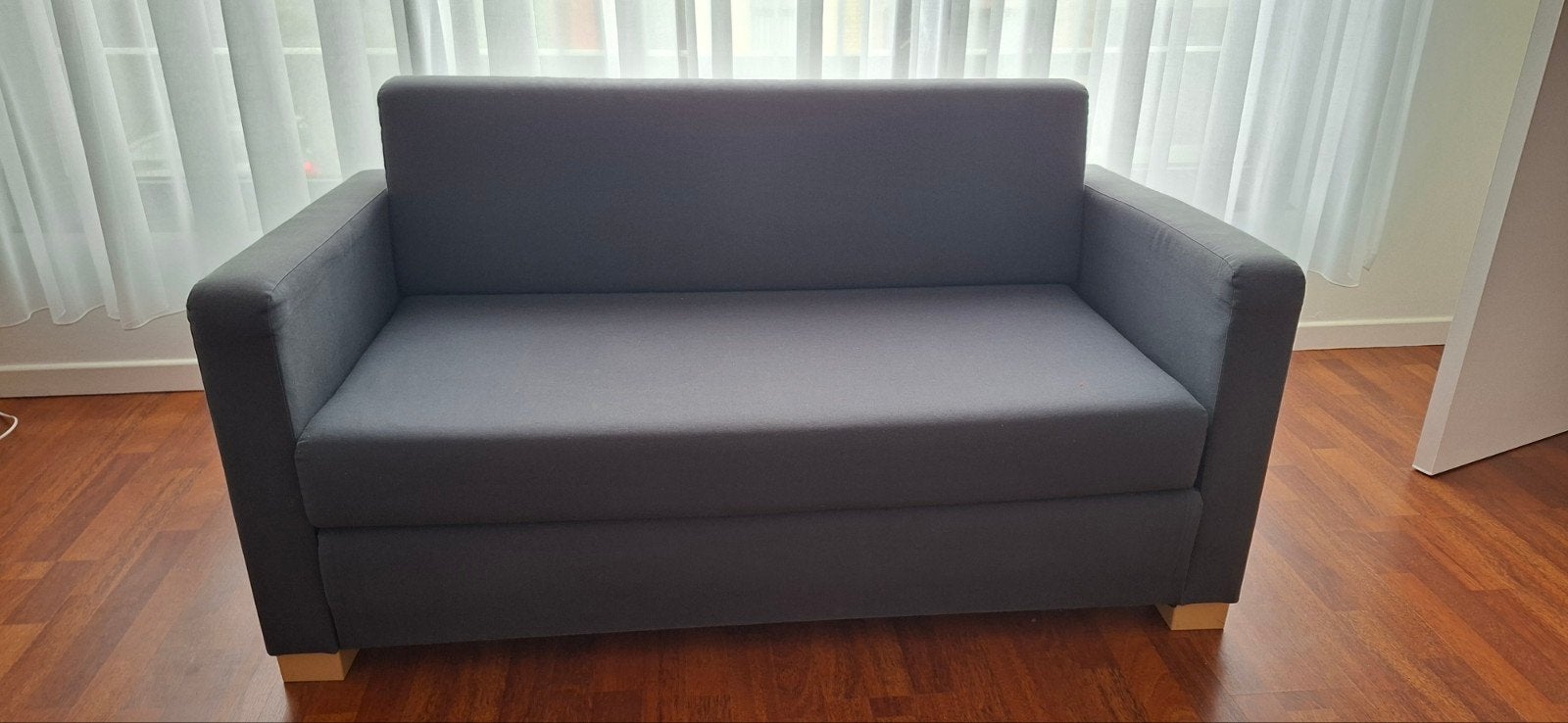 siège compact et canapé-lit, Enlèvement, Comme neuf, Queen size, Bleu