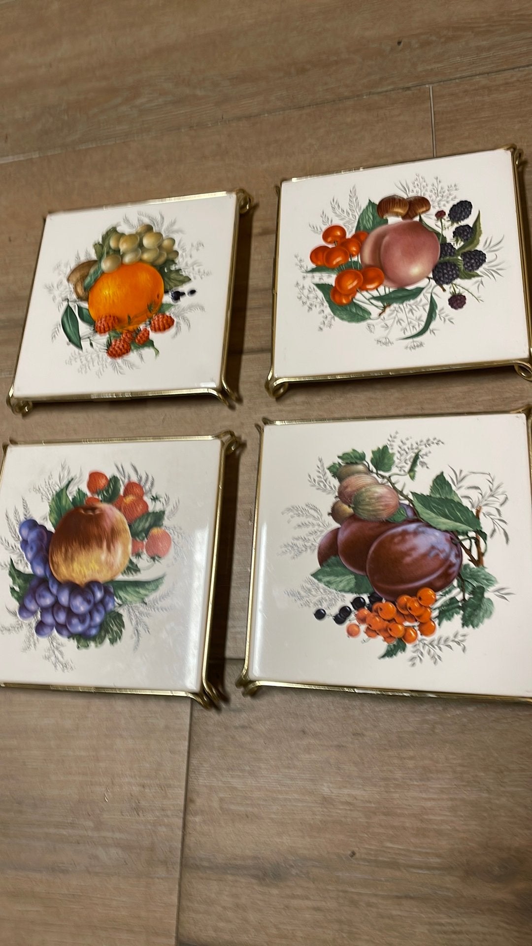 4 villeroy&boch onderleggers, Antiek en Kunst, Ophalen of Verzenden