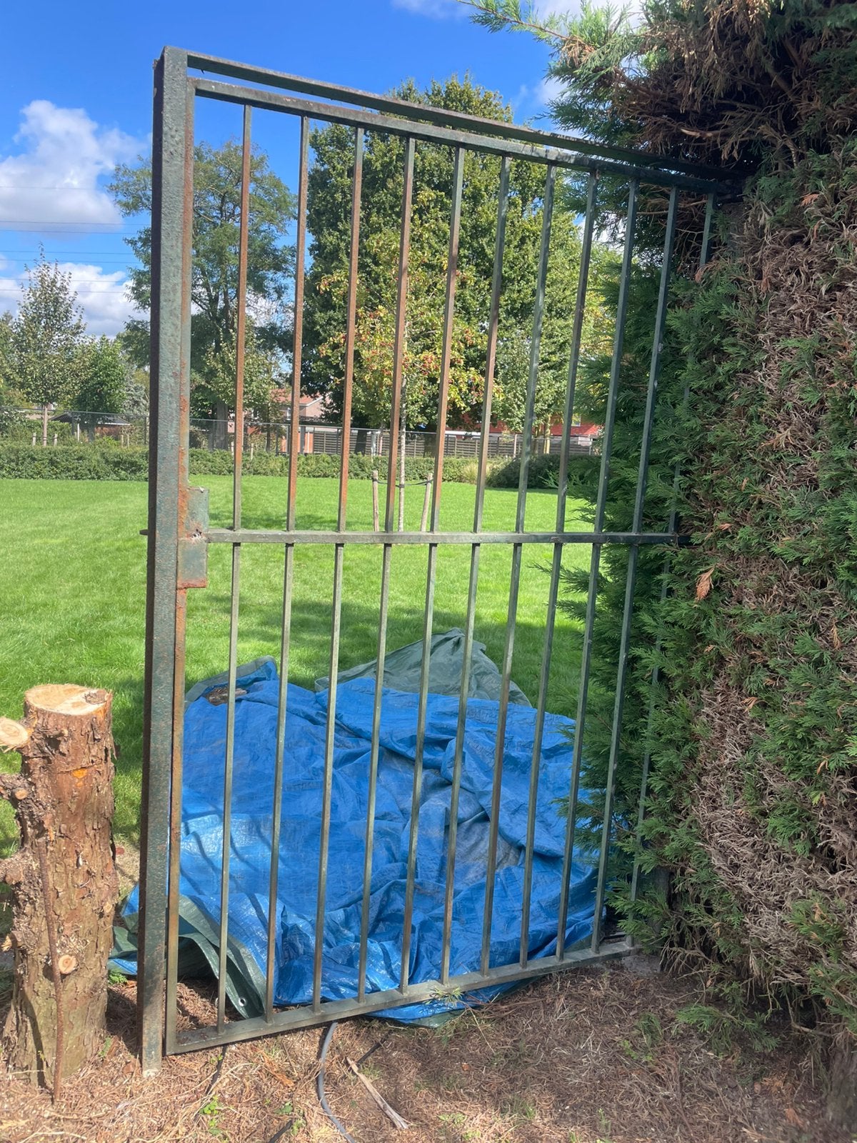 Ijzeren poort(je), Ophalen, Gebruikt, IJzer