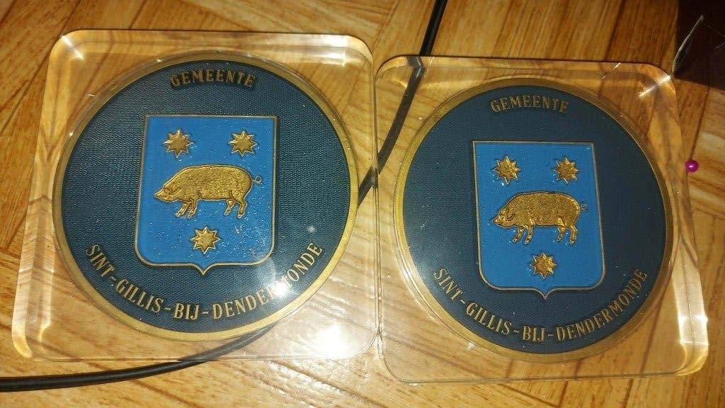 Wapenschild Sint-Gillis bij Dendermonde, Ophalen of Verzenden
