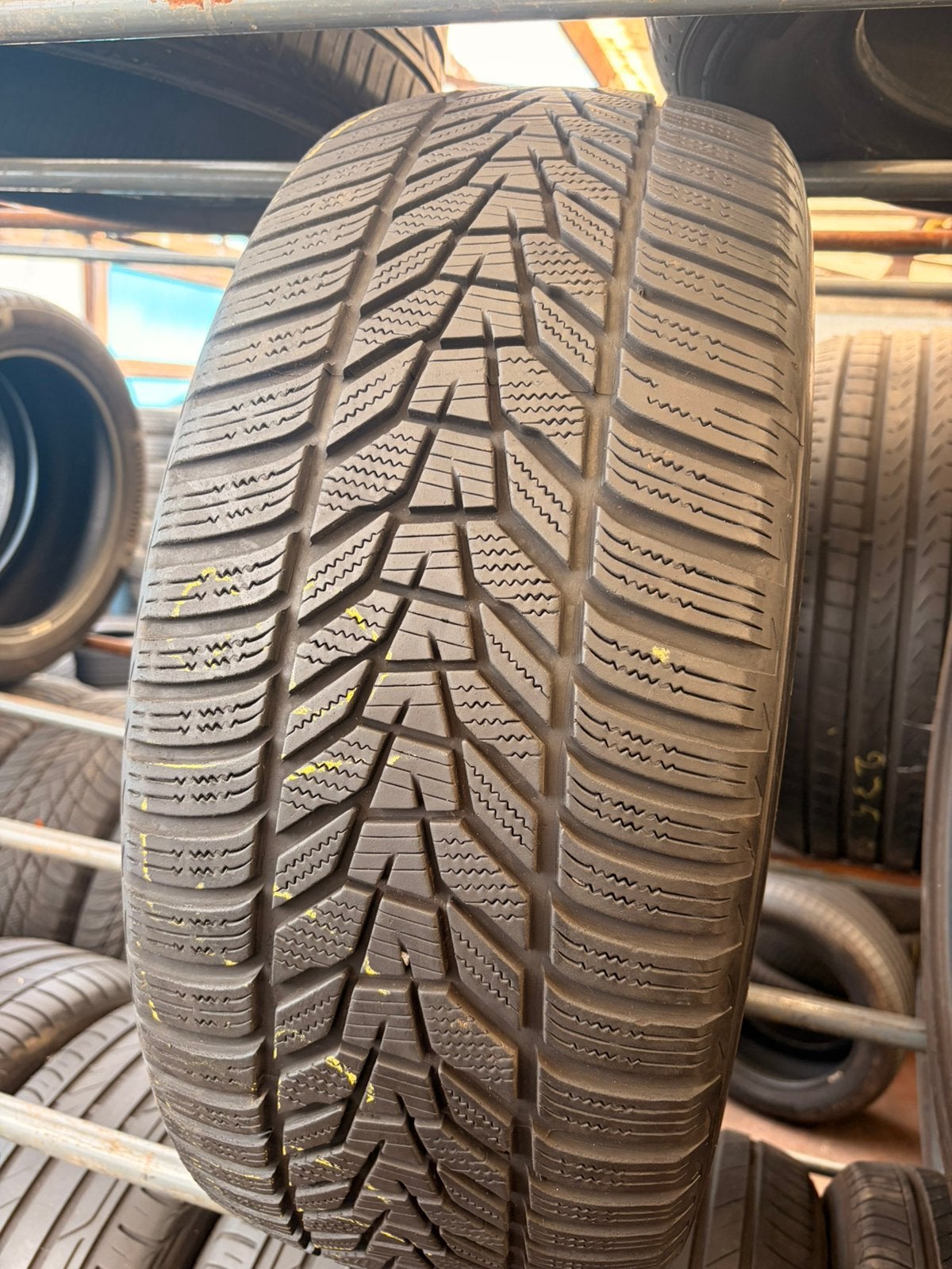 255 55r18 Hankook avec montage et équilibrage, Enlèvement, Utilisé