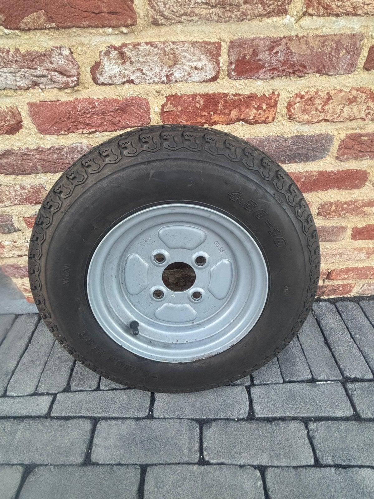Wiel - band combinatie 4.50-10”, Auto diversen, Aanhangwagen-onderdelen, Ophalen, Gebruikt, X, X