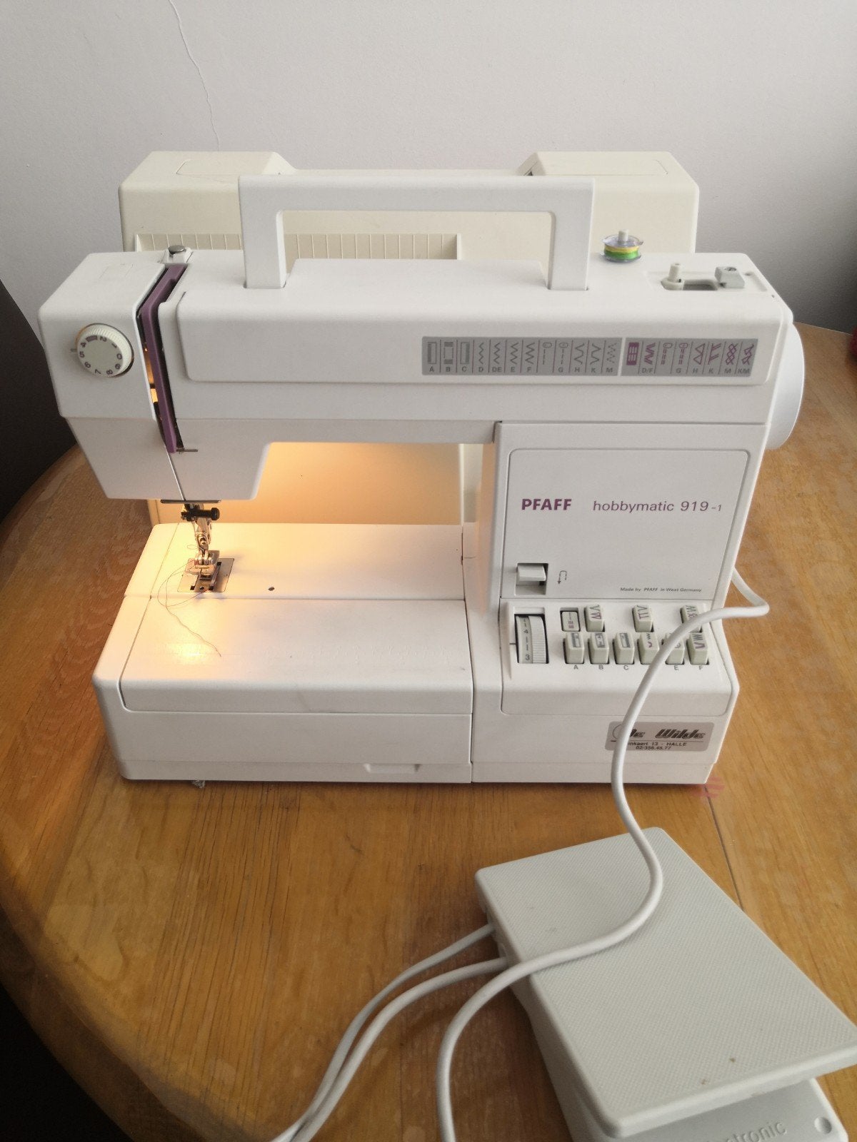 Pfaff 919-1 hobymatic, Enlèvement ou Envoi