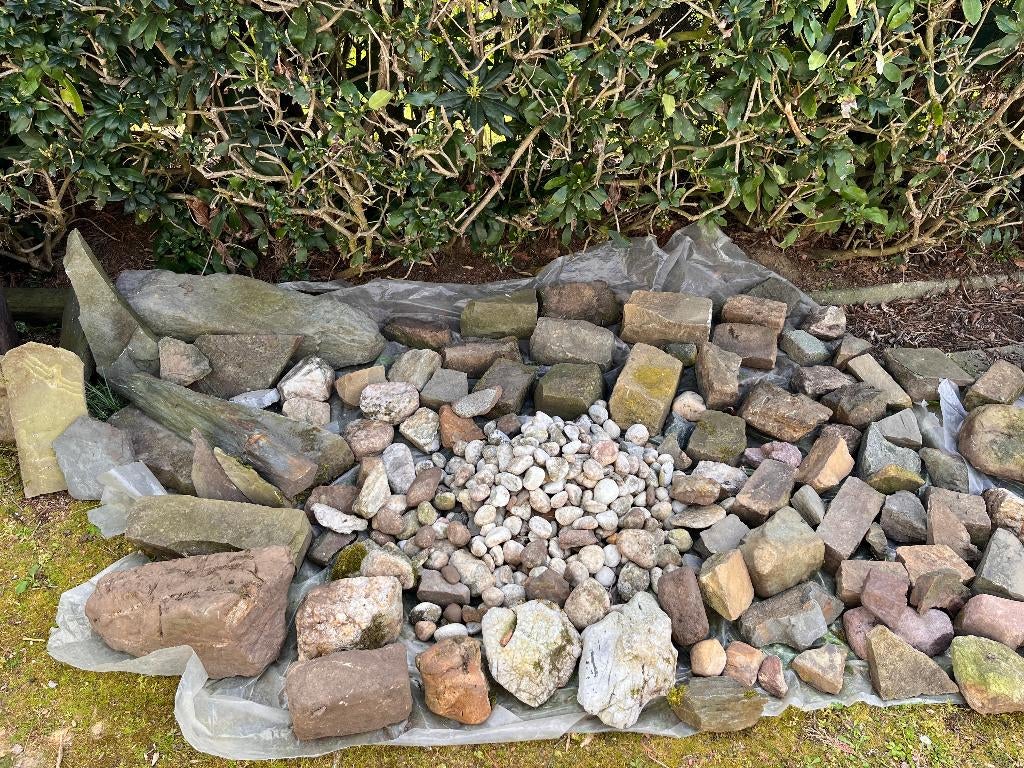 Stenen voor tuinen, vijvers, borders, etc.., Tuin en Terras, Ophalen, Zo goed als nieuw, Overige typen