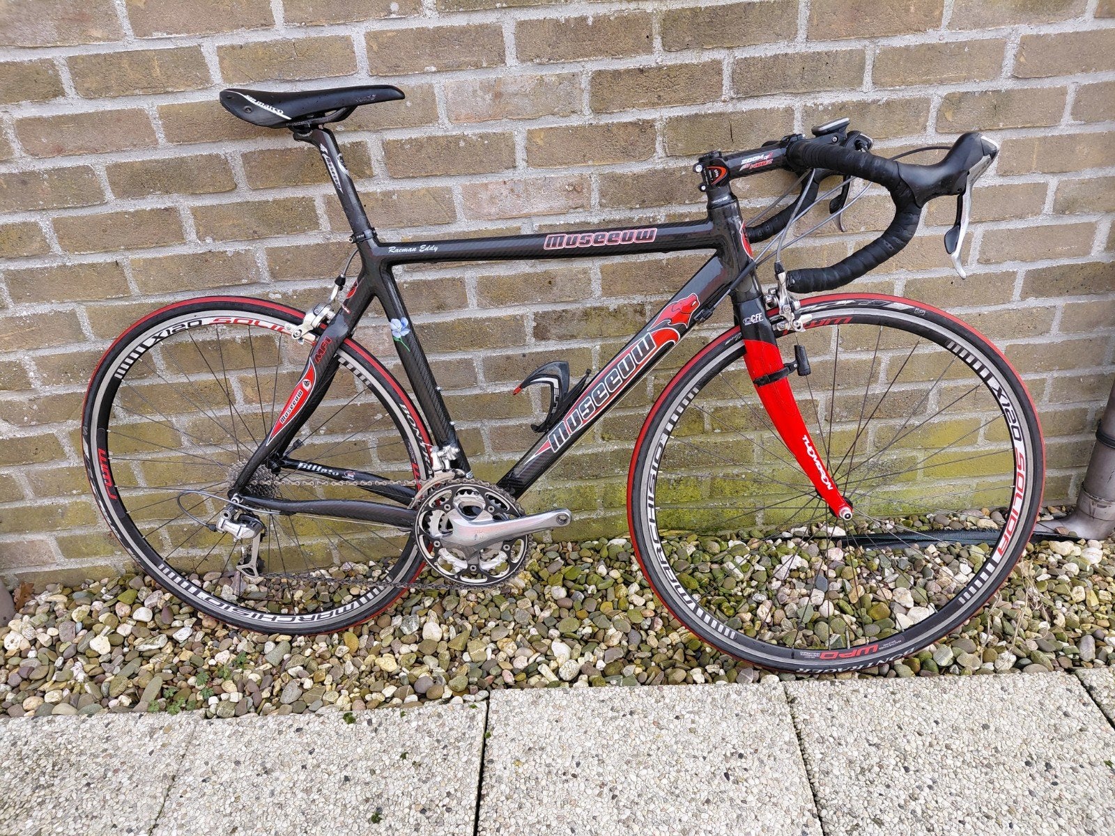 Vélo de route Museuw MF-1 entièrement en carbone - Shimano D, Frein sur jante, Enlèvement, 28 pouces, 53 à 57 cm