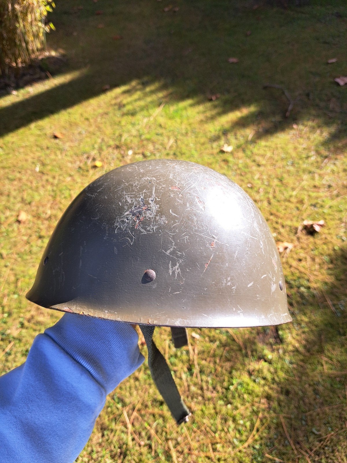 Casque de l armee Norvegienne  m37-65, Envoi, Armée de terre, Casque ou Béret