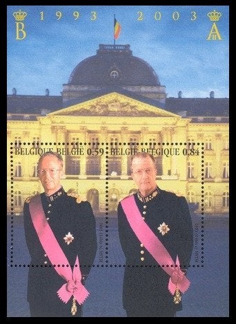 BL105 Timbres Hommage aux Rois Baudouin et Albert II, Enlèvement ou Envoi, Timbre-poste, Neuf