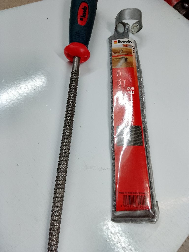 Nieuwe ronde houtrasp met soft grip handvat, Ophalen, Nieuw