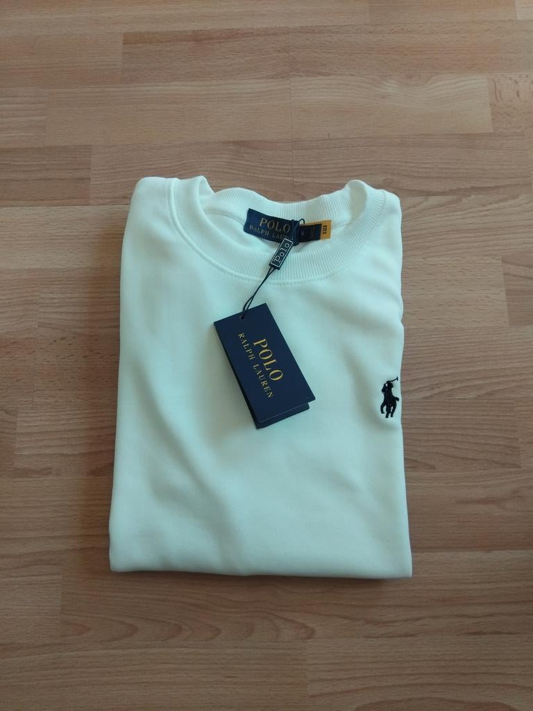 Polo ralph lauren sweater, Ophalen of Verzenden, Maat 48/50 (M), Wit