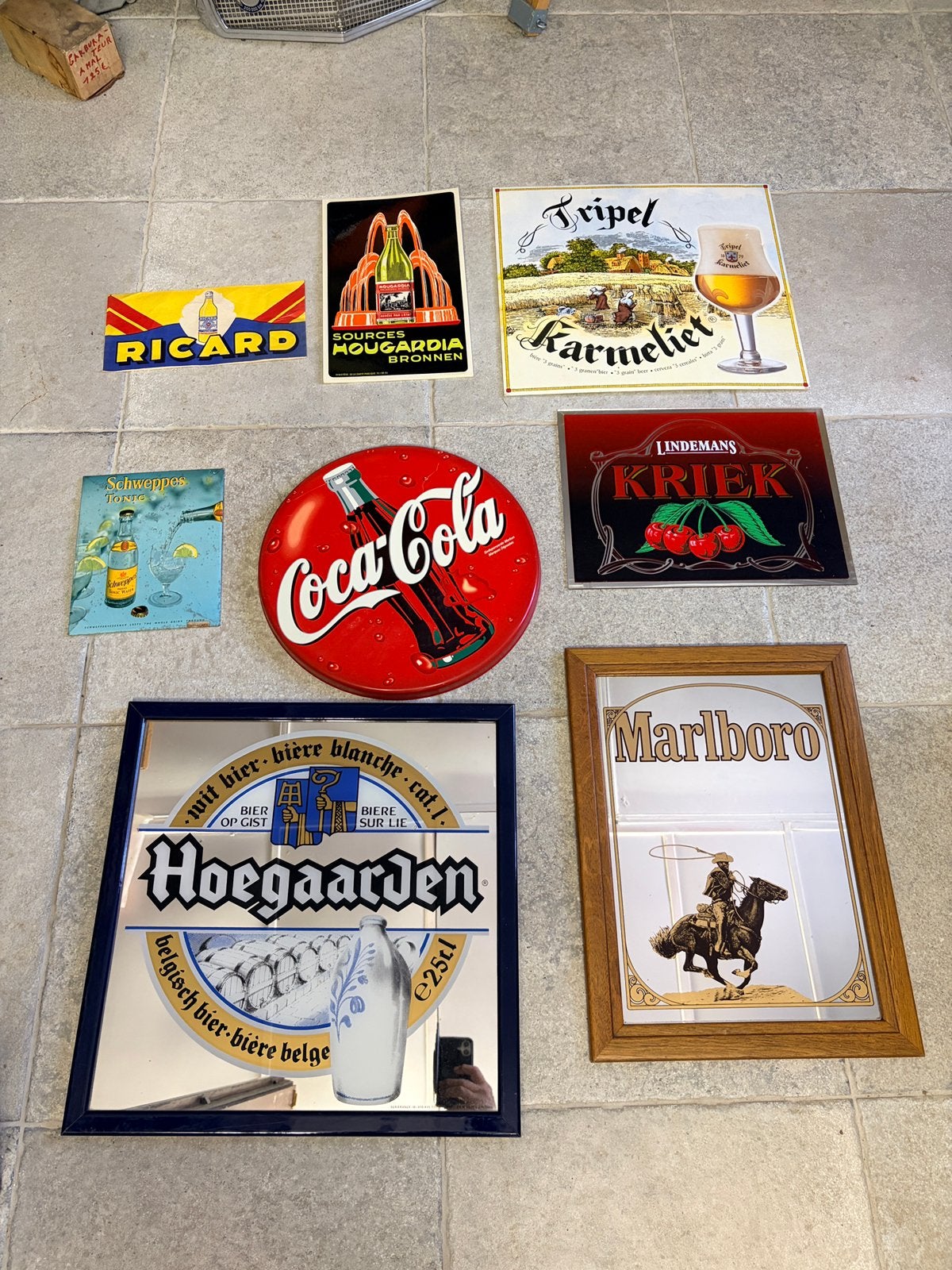 Lot reclame… mancave…, Ophalen of Verzenden, Zo goed als nieuw