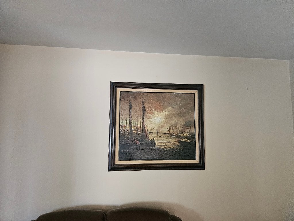 2 Klassieke Schilderijen in Kader, Antiek en Kunst, Ophalen, Doek, Landschap, Olieverf