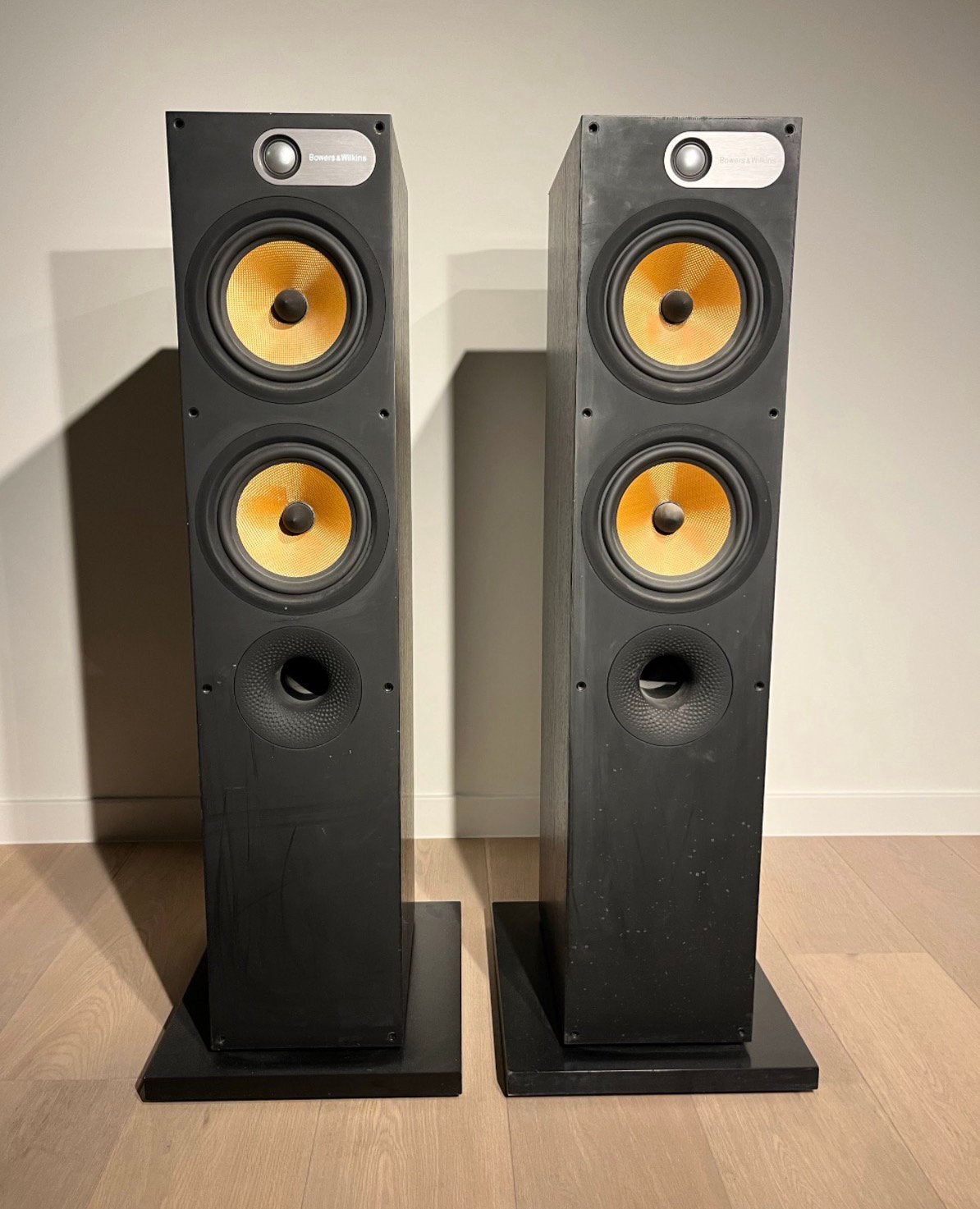 Bowers & Wilkins 684 Front + Lcr60 center + Denon AVR-2312, Ophalen, Gebruikt, Bowers & Wilkins (B&W)
