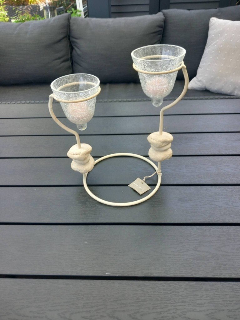 Bougeoir neuf, Ophalen, Nieuw, Beige, Kaars