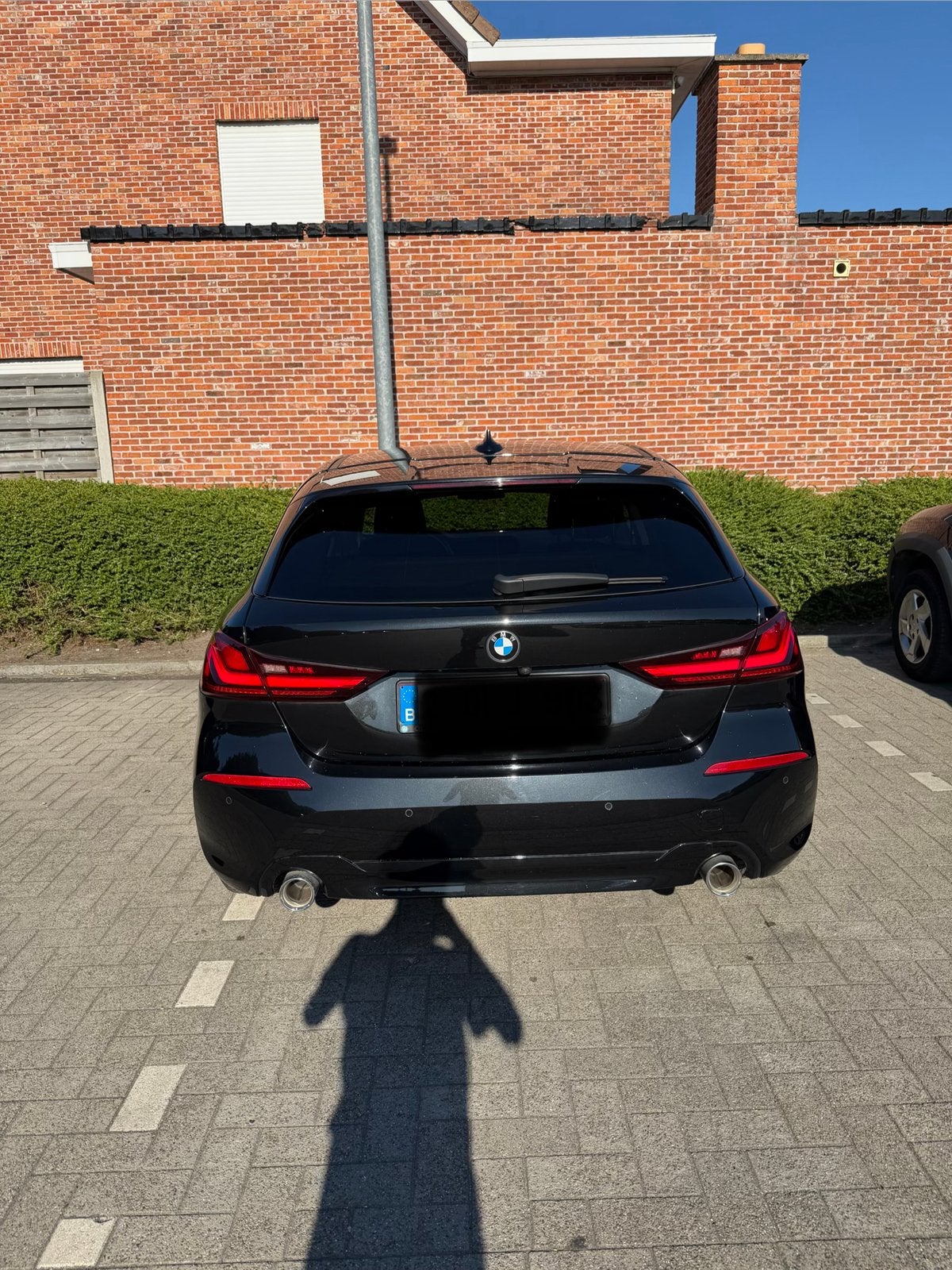 Bmw 118D, Auto's, Automaat, Dealer onderhouden, Zwart, Parkeerassistent