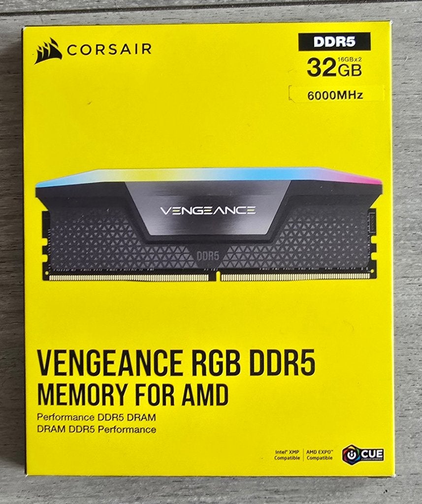 Kit Corsair DDR5 2x16gb 6000mhz cl30 optimisée AMD Etat Neuf, Computers en Software, 32 GB, Ophalen of Verzenden, Zo goed als nieuw
