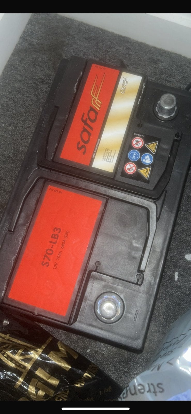 Auto batterij splinter nieuw, Auto-onderdelen