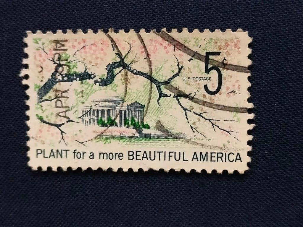 USA 1966 - verfraaiing van Amerika, bloemen, bloesems, Verzenden, Gestempeld, Noord-Amerika