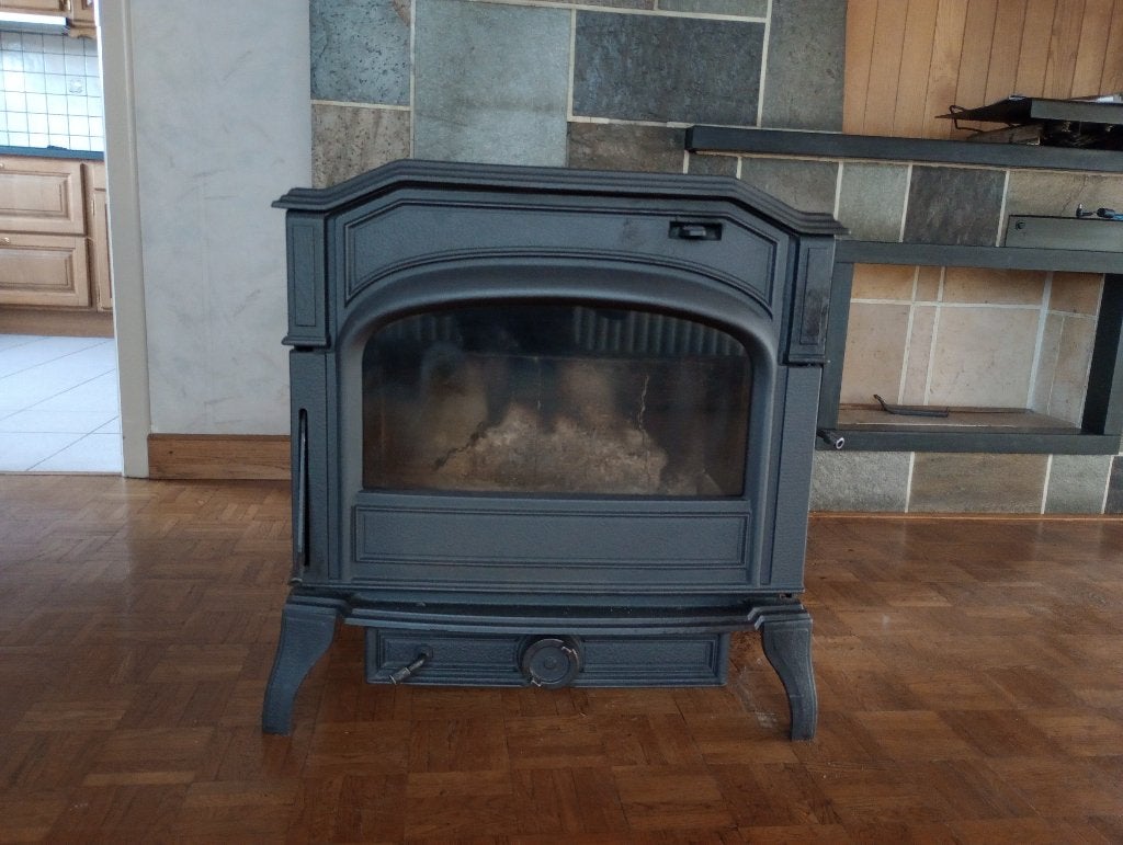 Rustieke Houtkachel Dovre 750GH 9KW, Maison & Meubles, Poêles, Enlèvement, Utilisé, Bois, Autoportant