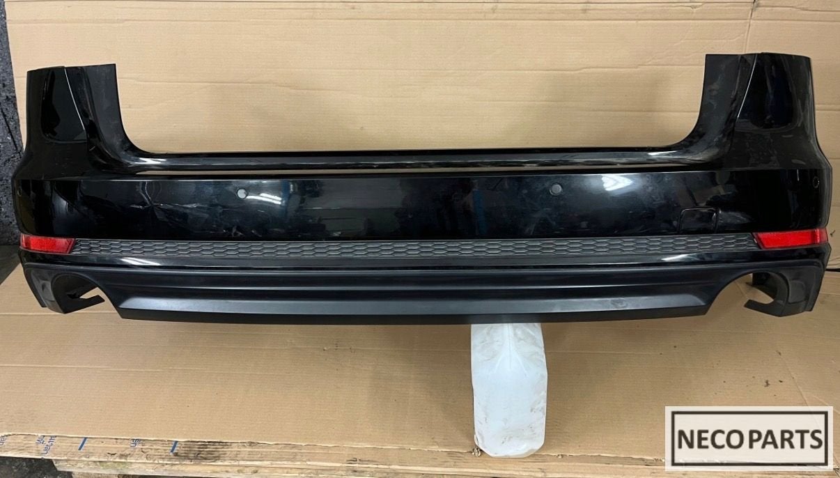 AUDI A4 B9 8W S-LINE KOMBI ACHTERBUMPER LY9T ALLES LEVERBAAR, Gebruikt, -, Achter, -