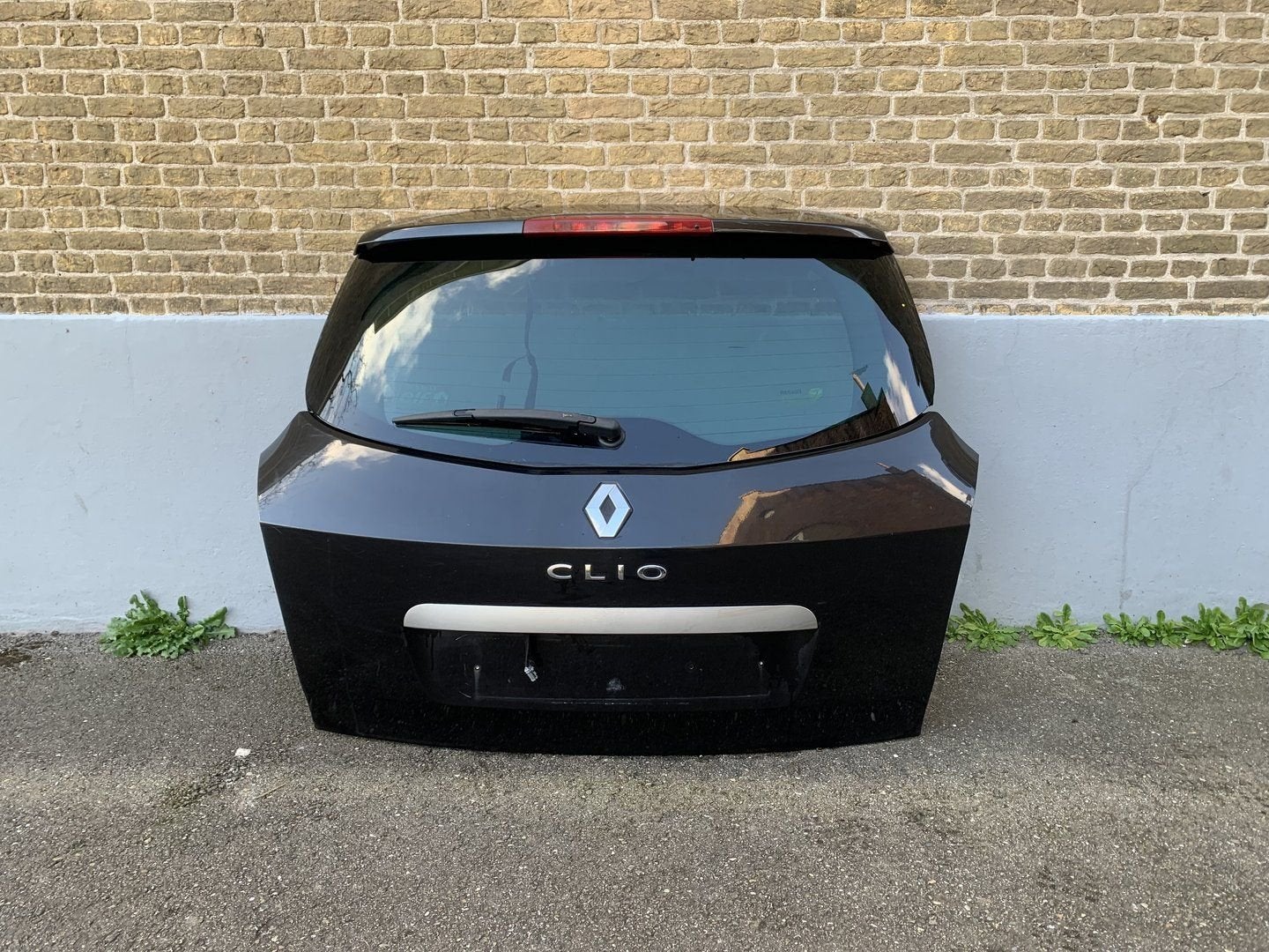 achterklep clio III estate / grandtour 2007 tot 2014 zwart, Arrière, Renault, -, Haillon arrière