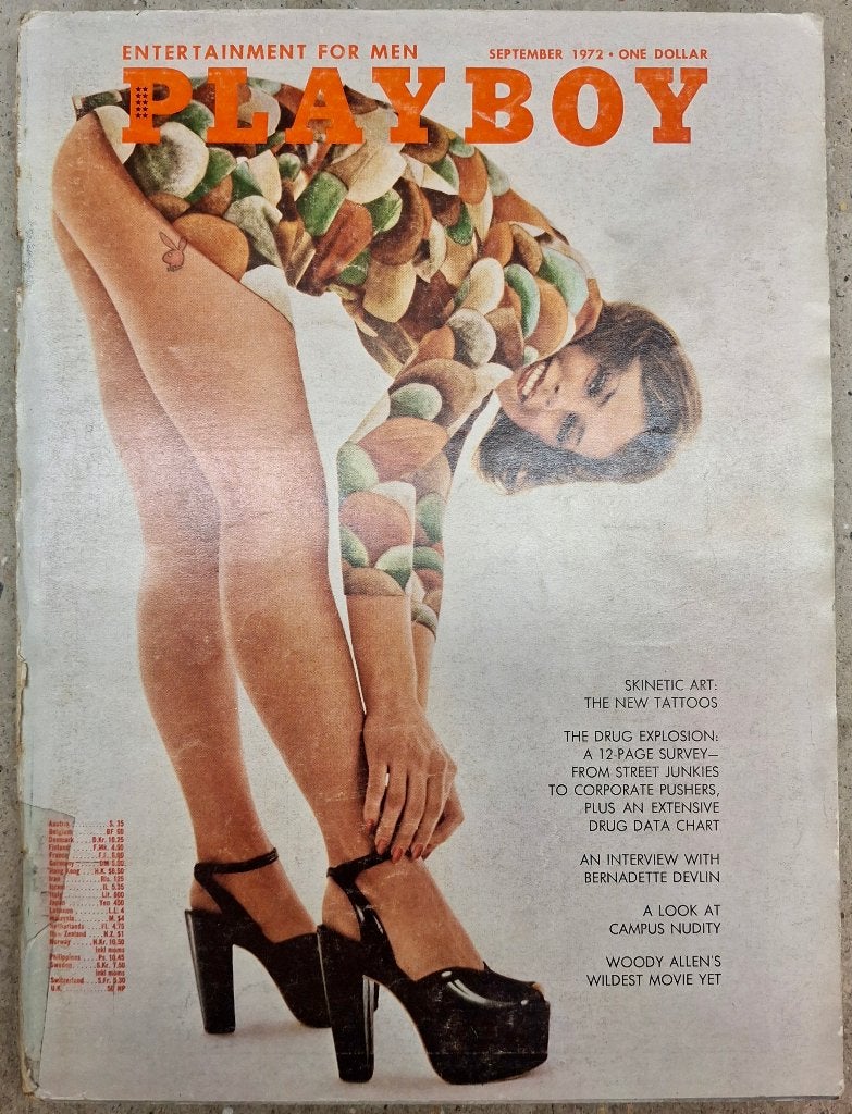 2 PLAYBOY tijdschriften 1972 - september & oktober - engels, Verzamelen, Ophalen, 1960 tot 1980, Tijdschrift