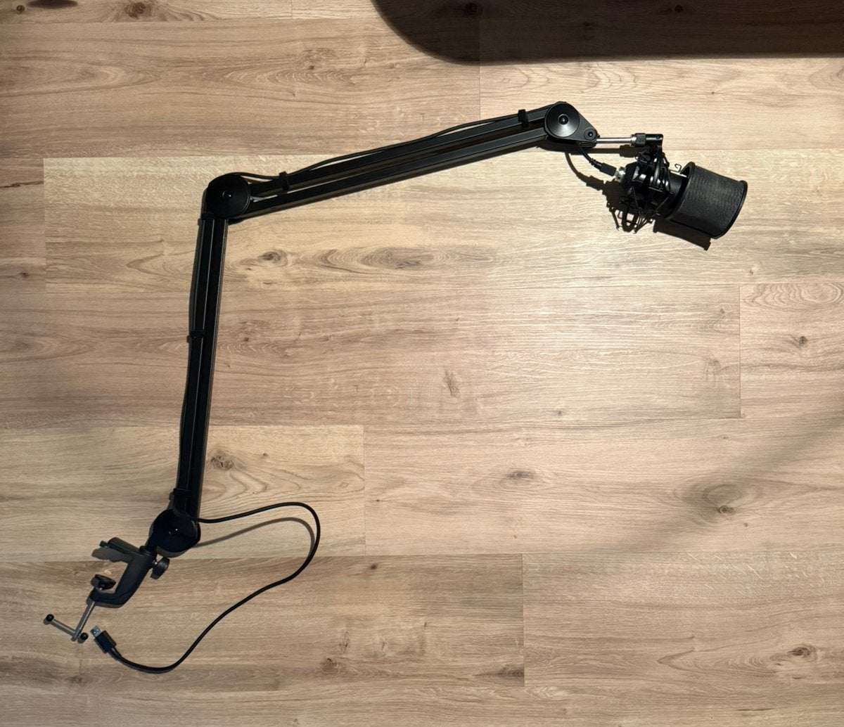 USB Streaming Microfoon met Boom Arm – Trust GXT 252+, Ophalen, Gebruikt, Studiomicrofoon