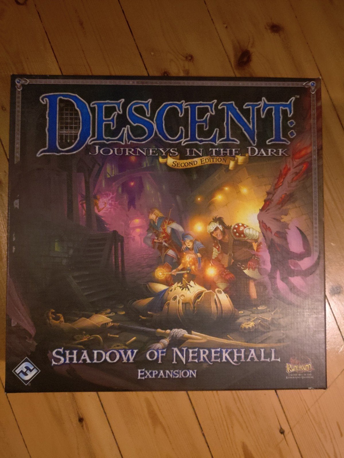 Descent Second Edition: Shadow of Nerekhall, Hobby en Vrije tijd, Ophalen of Verzenden, Zo goed als nieuw, Fantasy Flight Games