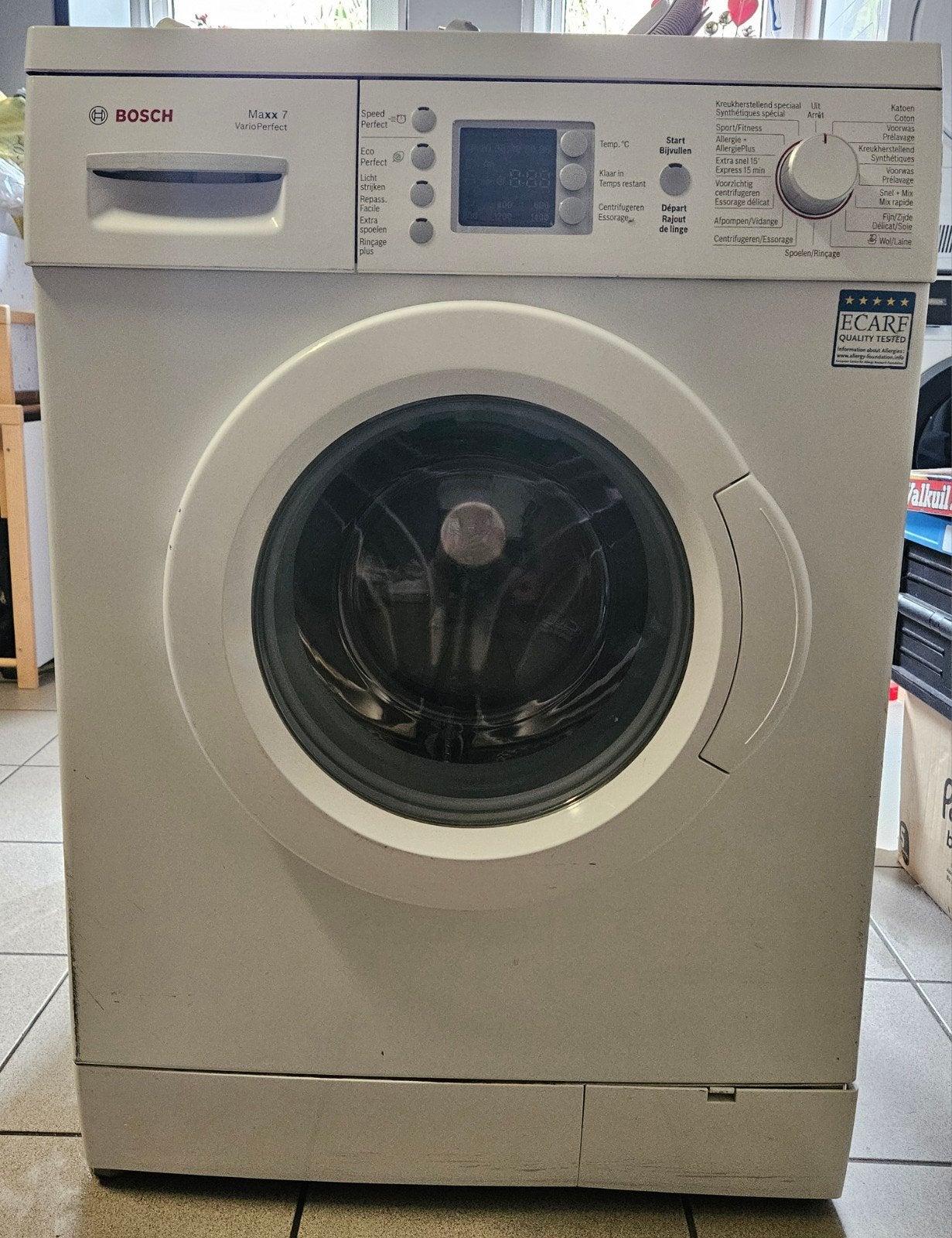 Bosch Maxx7 Varioperfect wasmachine, Elektronische apparatuur, Ophalen, Gebruikt, Energieklasse A of zuiniger, Voorlader