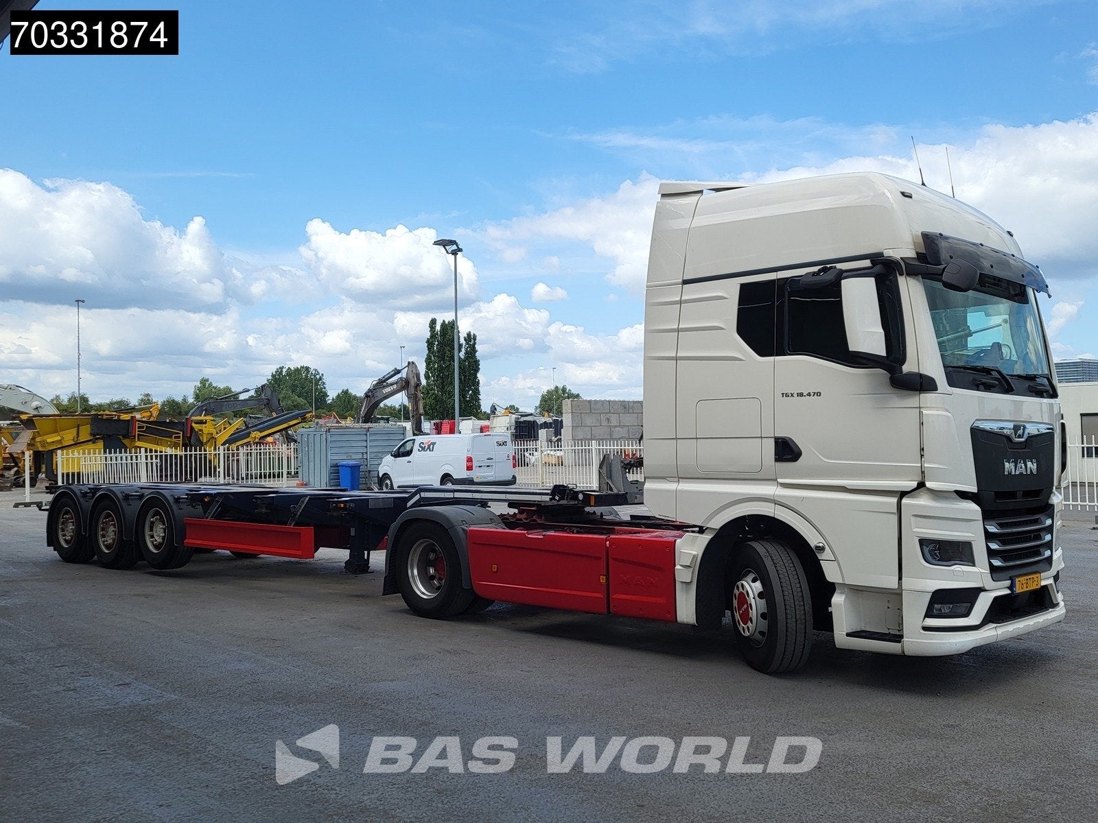 MAN TGX TGX 18.470 4X2 Retarder NL-Truck Multi'45ft, Automaat, Stof, Euro 6, Automatische klimaatregeling