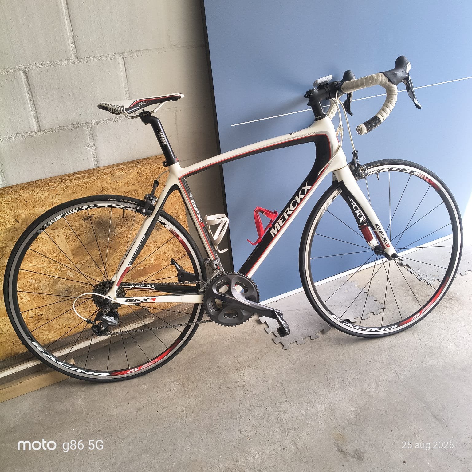 Koersfiets, Carbon, 10 tot 15 versnellingen, 57 tot 61 cm, Ophalen