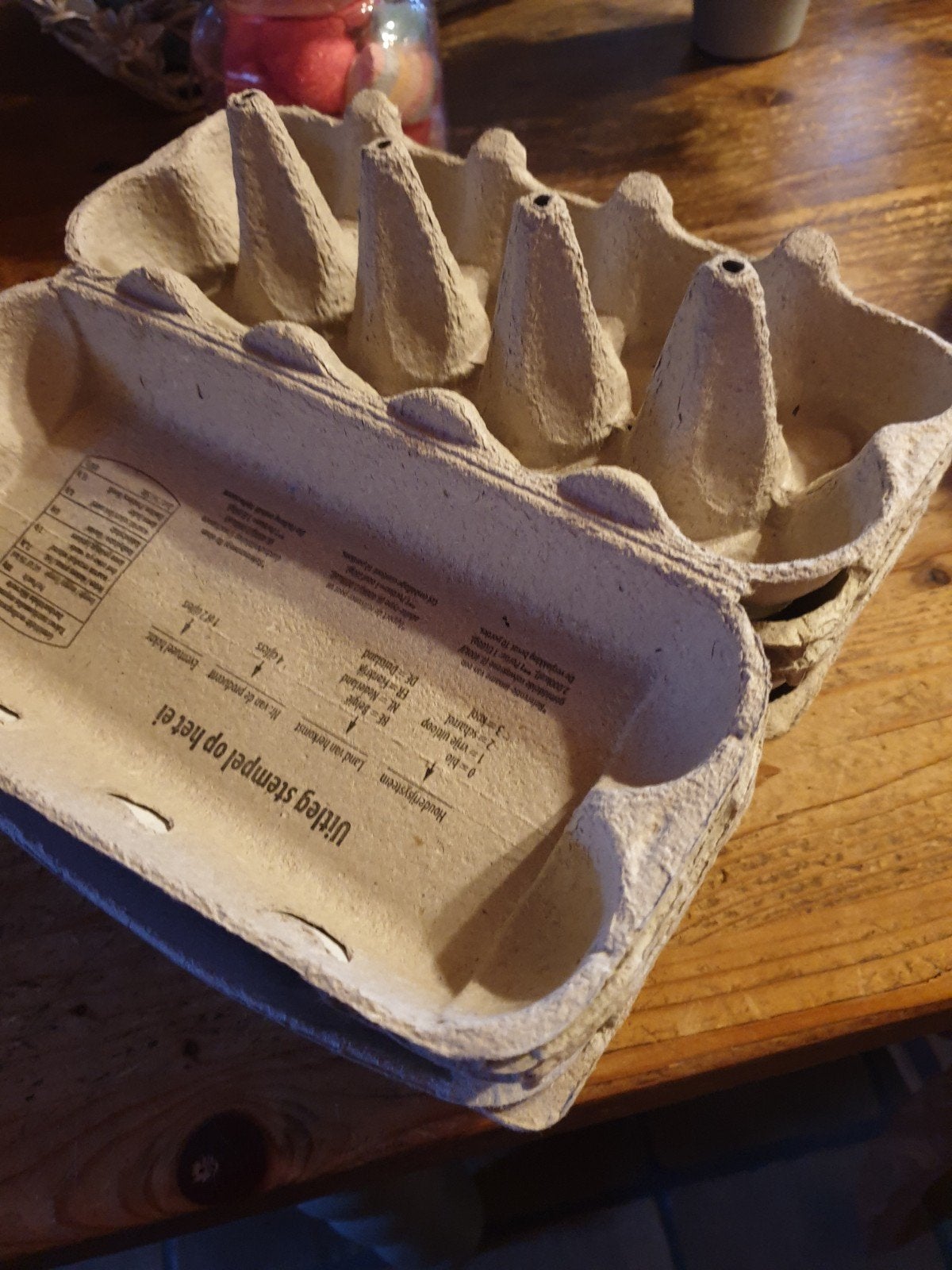 100 eierdoosjes ,van 6 ,10 en 12, Ophalen of Verzenden
