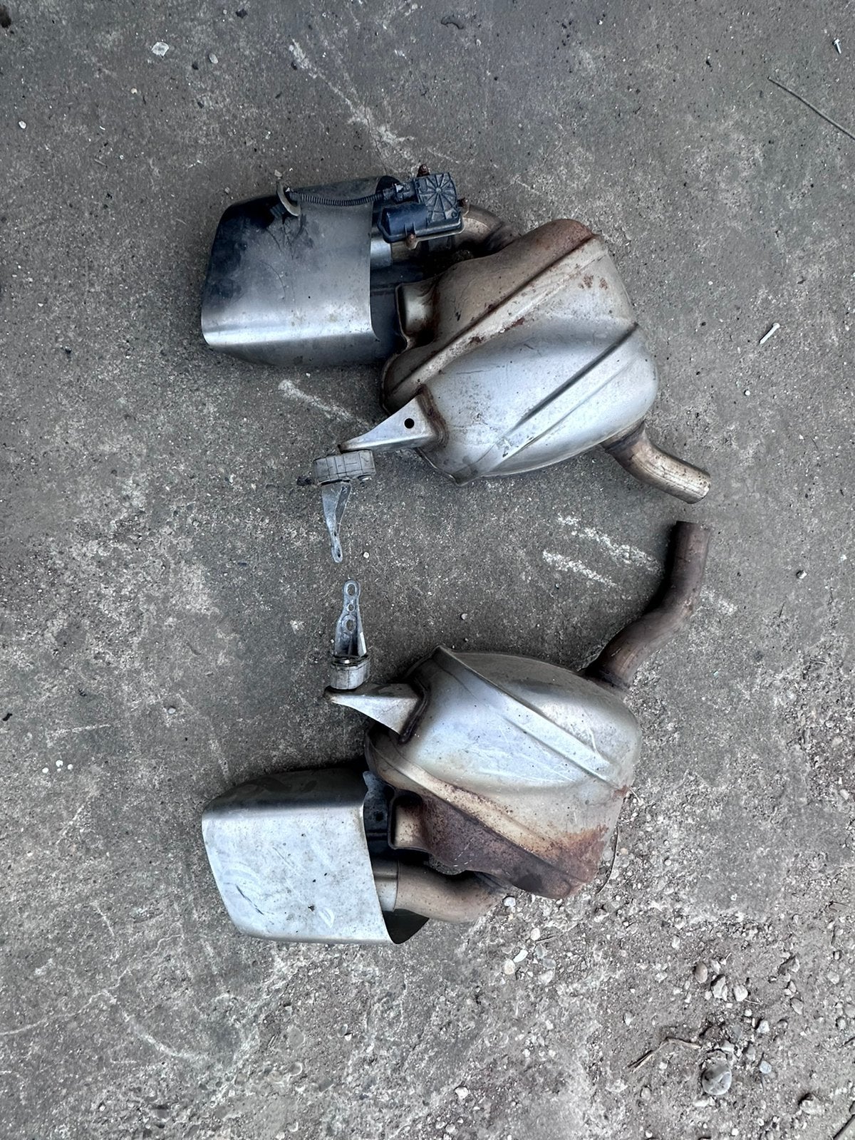 Echapement porshe, Ophalen, Gebruikt