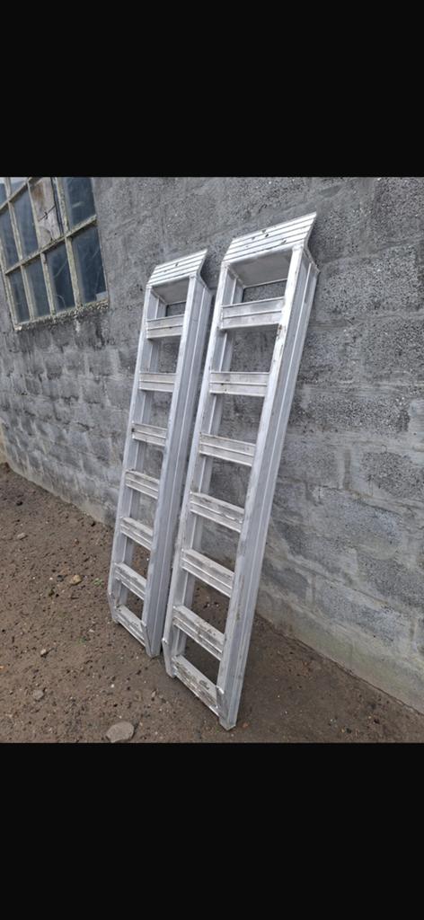 Oprijplaten aluminium, Auto diversen, Aanhangwagen-onderdelen, Ophalen, Zo goed als nieuw