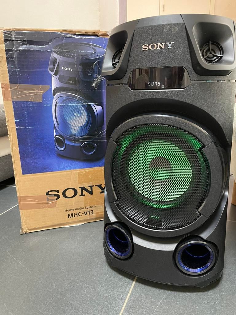 Sony MHC-V13 High-Power Audio System, TV, Hi-fi & Vidéo, Appareil pour karaoké, Comme neuf, Enlèvement ou Envoi