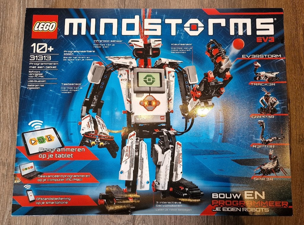 Lego Mindstorms EV3 - Complete set met veel extra's, Pièces supplémentaires incluses, Lego, Ensemble complet, Utilisé
