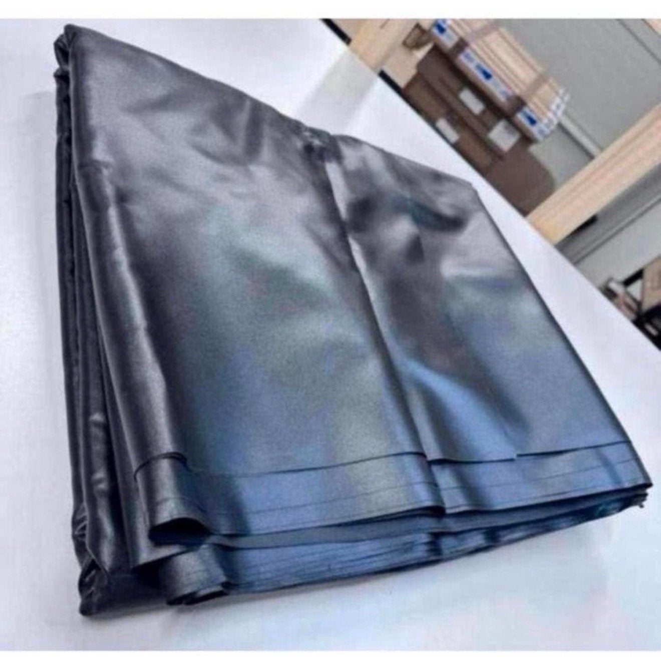 1X Waterdicht NYLON Stof Materiaal PU Gecoat 150x1000cm 10M, Hobby en Vrije tijd, 120 cm of meer, Zwart, Ophalen of Verzenden