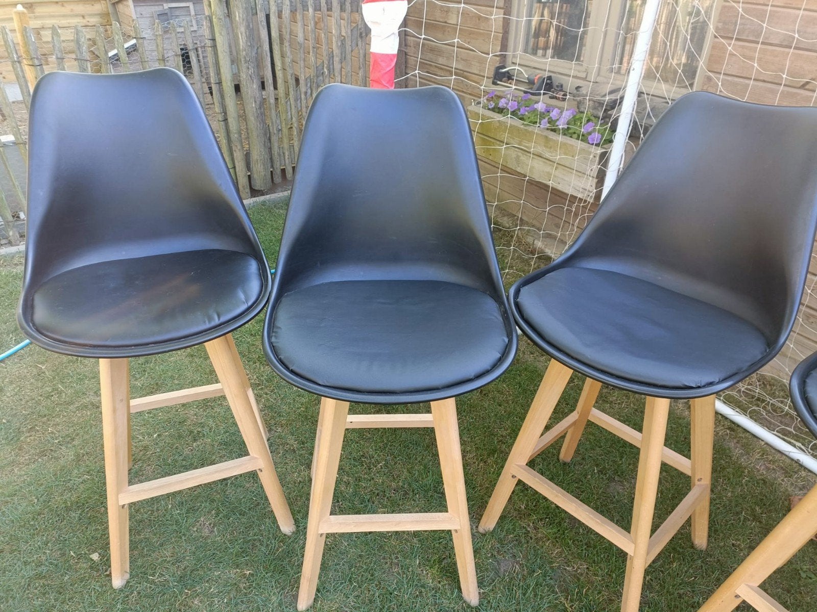 barstoelen, 5 krukken of meer, Ophalen, Gebruikt, Hout