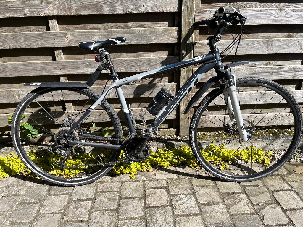 fiets, Fietsen en Brommers, Fietsen | Heren | Herenfietsen, Versnellingen, Minder dan 49 cm, Zo goed als nieuw, Schijfrem