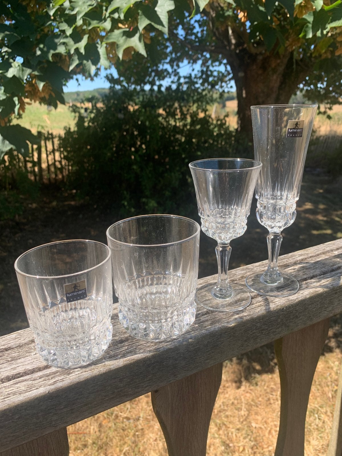 Vintage- glazen 4 delig (10 dozen), Enlèvement, Neuf, Autres types