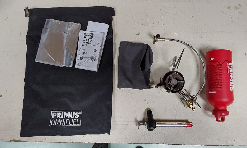 Kampeervuur Primus Omnifuel, Caravanes & Camping, Enlèvement, Utilisé