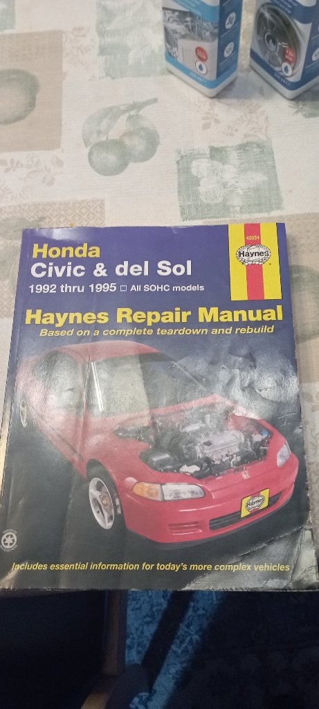 Haynes handleiding Honda Civic en del sol, Autos : Pièces & Accessoires, Enlèvement ou Envoi, Utilisé, Honda