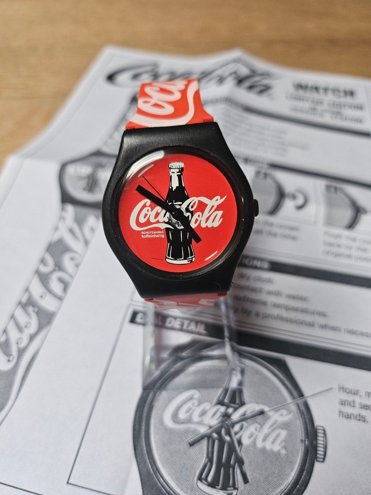 Coca-Cola horloge (1989), Verzamelen, Ophalen of Verzenden, Zo goed als nieuw