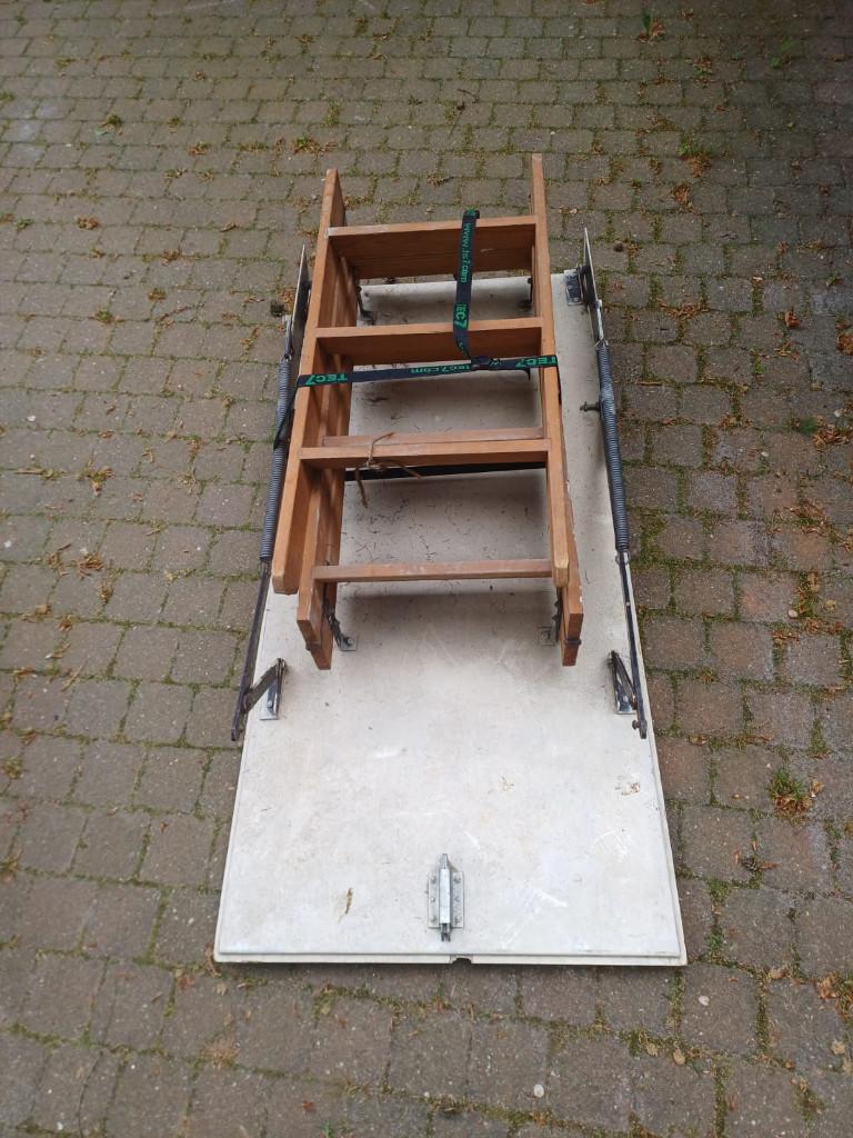 Zoldertrap opklapbaar, Doe-het-zelf en Bouw, Ophalen, Gebruikt