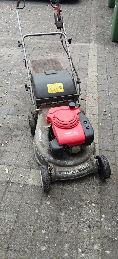 Grasmaaier Honda HRD536, Tuin en Terras, Ophalen, Cirkelmaaier, Gebruikt, Benzine-grasmaaier