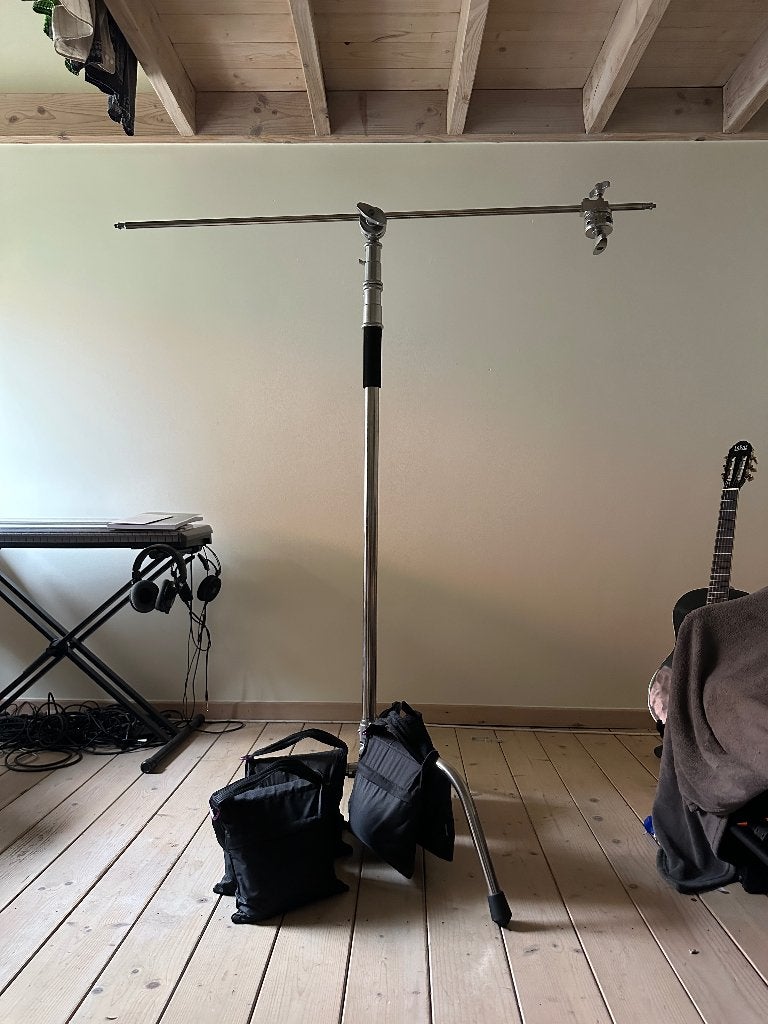 NEEWER C-stand 3M - met boomarm + accessoires, Ophalen, Overige typen, 175 cm of meer, Inclusief draagtas